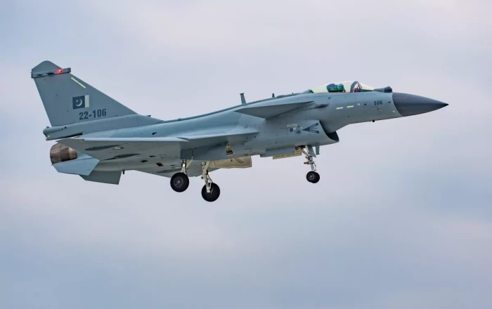 Chinese-made jet becomes social media star in Pakistan war paint
