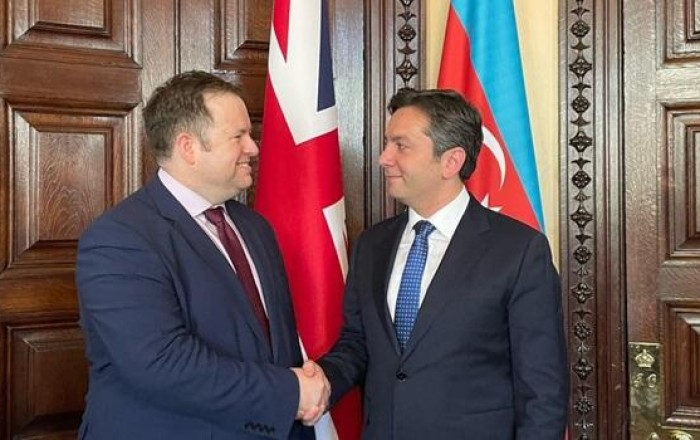Yalçın Rəfiyev Britaniyada Dauti ilə görüşdü