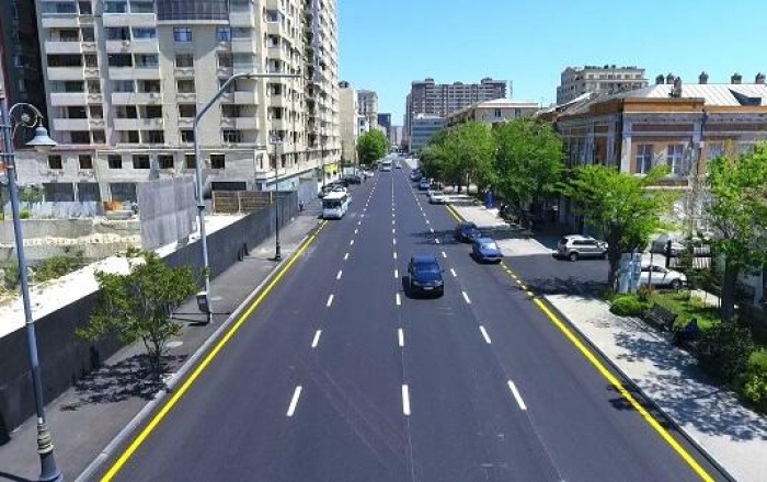 В одной из частей Баку ограничат движение транспорта