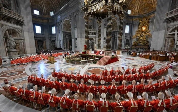 Catholic cardinals commence election of new Pope inside Sistine Chapel