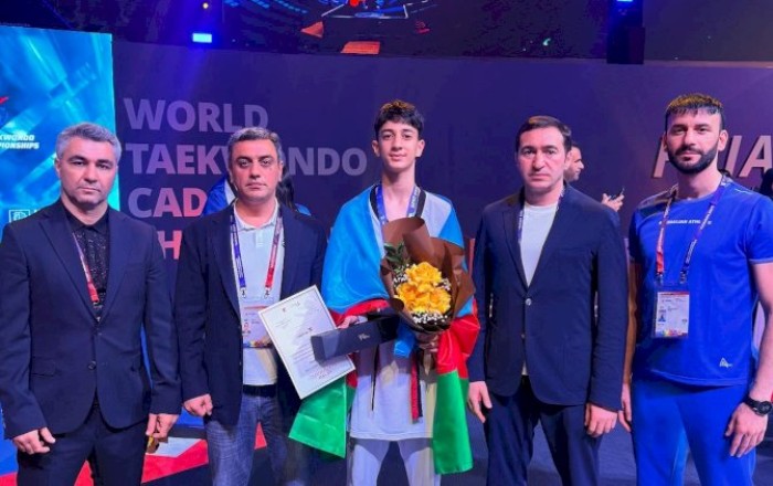 Azərbaycan taekvondoçusu dünya birinciliyində bürünc medal qazandı