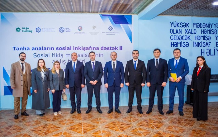 При поддержке PASHA Holding: в Шемахе новое предприятие в рамках проекта «Поддержка социального развития одиноких матерей»