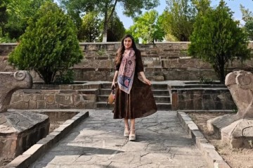 Leyla Əliyeva Naxçıvandan paylaşım etdi -