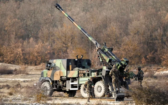 France to use frozen Russian assets to maintain Ukraine’s Caesar howitzers