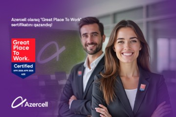 ® Azercell is now officially certified as Great Place to Work