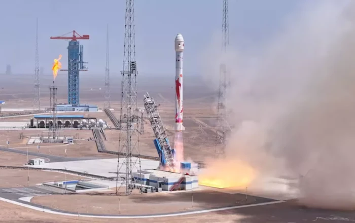 China’s LandSpace launches 6 satellites on methane-powered rocket