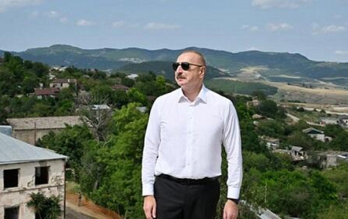 Ilham Aliyev in Khojaly