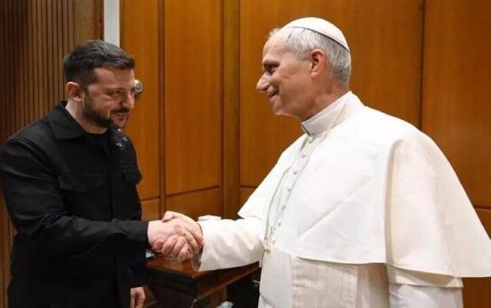 Zelensky meets Pope Leo XIV
