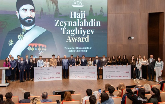 Haji Zeynalabdin Taghiyev Award presented at ADA University