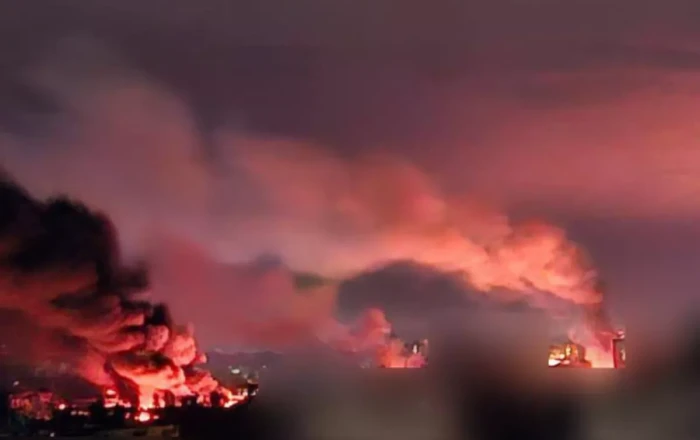 Russian overnight aerial strike on Kyiv leaves 8 injured, fires across multiple districts