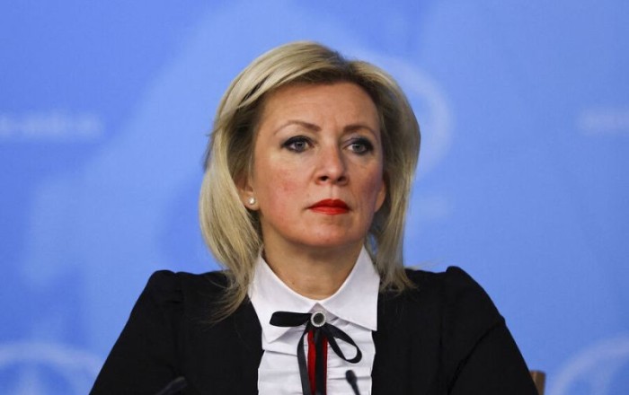 Захарова прокомментировала публикацию офиса Зеленского с горящим Кремлем