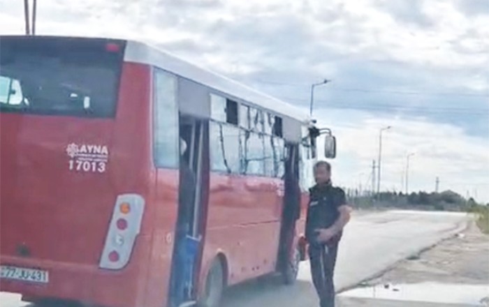 “Avtobusun rənginə görə biz əziyyət çəkirik” - Video