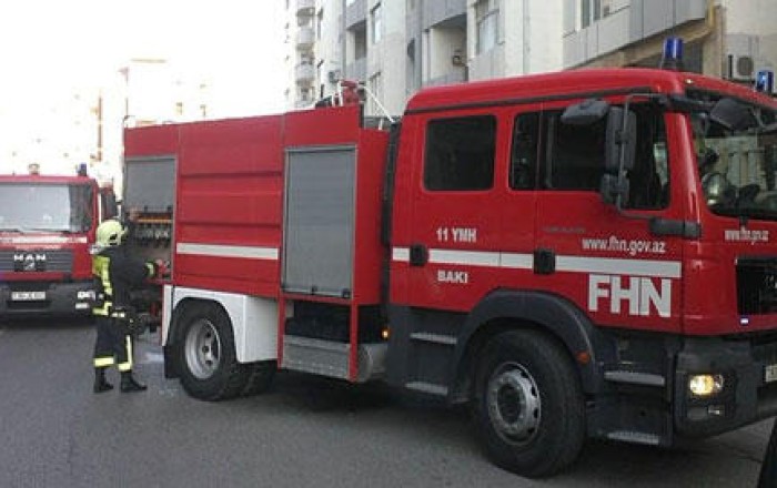 Bakıda yanğın -