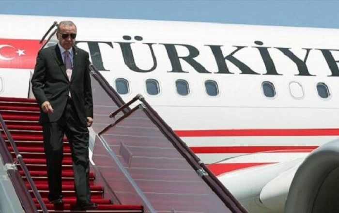 Ərdoğan şəxsi təyyarə ilə Şimali Kiprə gəldi