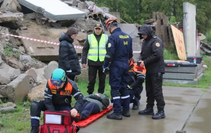 CIS joint emergency drill sees strong participation from Azerbaijani MES team PHOTO