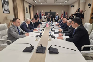 Azerbaijani lawmakers hold official meetings in Georgian Parliament PHOTO