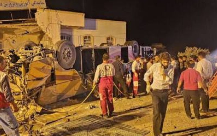 İrandakı yol qəzasında ölənlərin sayı 21-ə çatıb
