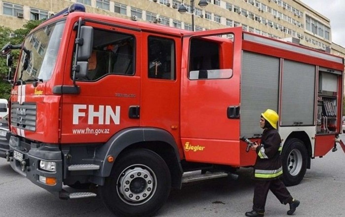Bakıda yanğın:
