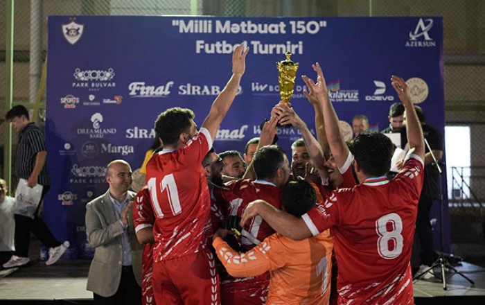 “Milli Mətbuat 150” turnirinə yekun vuruldu
