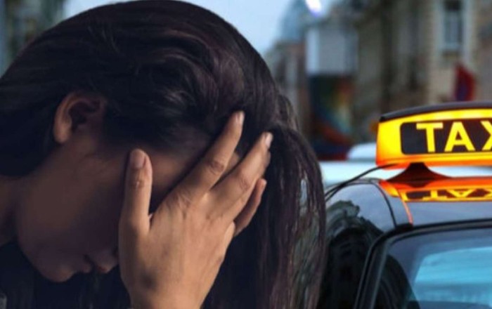Xanım sərnişinə qarşı nəlayiq hərəkət edən daha bir taksi sürücüsü tutuldu