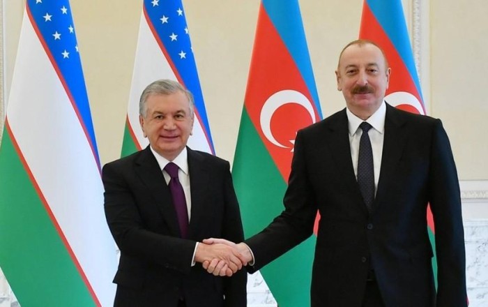 President of Uzbekistan Shavkat Mirziyoyev arrives in Azerbaijan for state visit