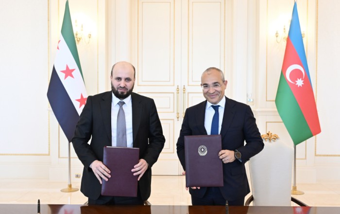 SOCAR and Government of the Syrian Arab Republic sign Memorandum of Understanding