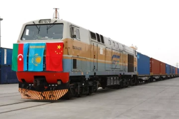 Azerbaijan sees surge in freight trains from China as railway trade booms