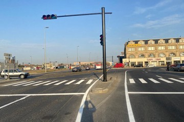 Bu prospektdə yol hərəkətinin təşkili dəyişdi - Fotolar