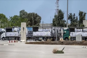 Media: Over 110 aid trucks cross into Gaza from Egypt