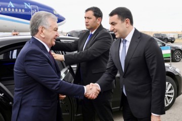 Uzbek President Shavkat Mirziyoyev concludes his visit to Azerbaijan
