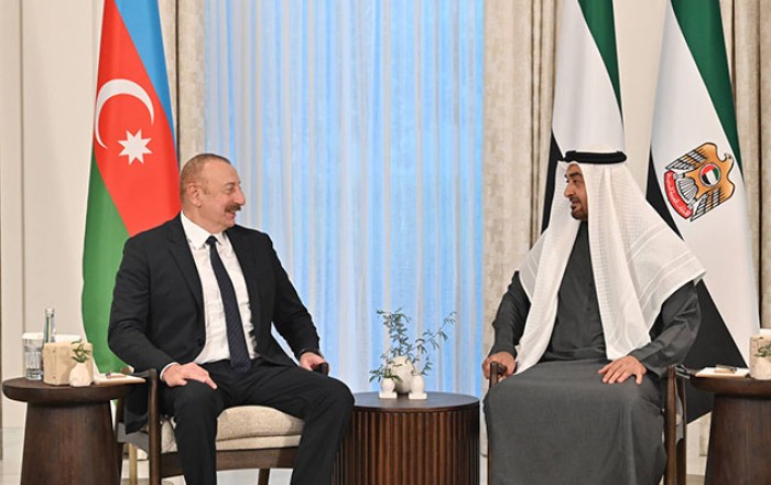 Prezident BƏƏ lideri ilə görüşdü
