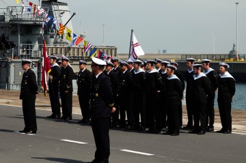 Latvia assumes command of NATO mine countermeasures group in Belgium