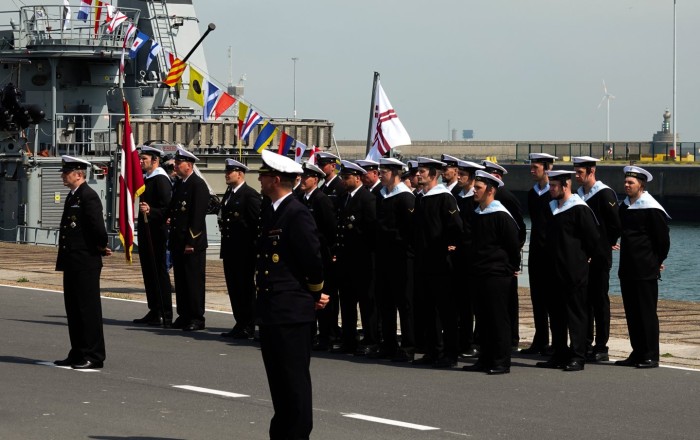 Latvia assumes command of NATO mine countermeasures group in Belgium