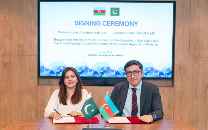 Azerbaijan, Pakistan ink MoU on youth cooperation