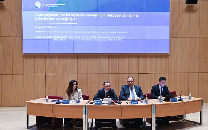 Xaricdə yaşayan azərbaycanlıların hüquqları ilə bağlı müzakirə aparıldı