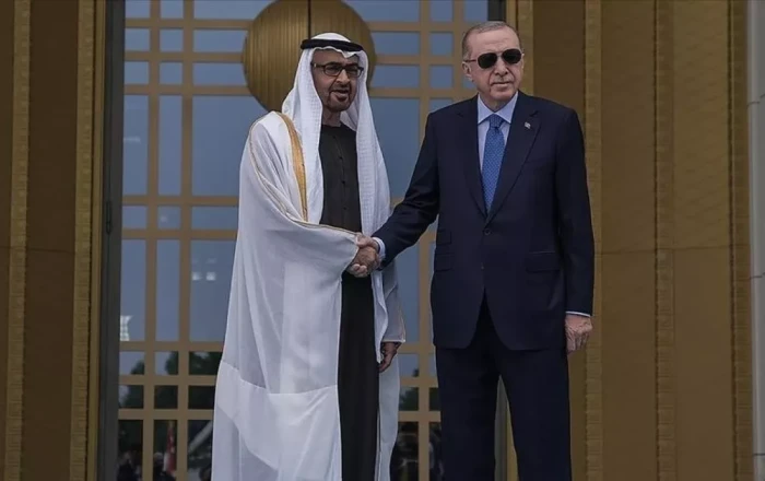 Turkish president hosts UAE counterpart in Ankara, discusses boosting strategic ties