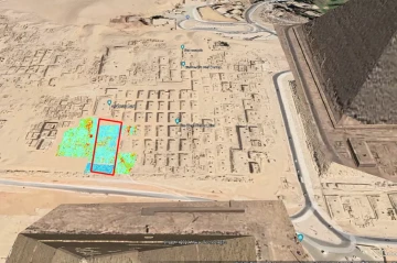 New subsurface structure detected near Great Pyramid at Giza