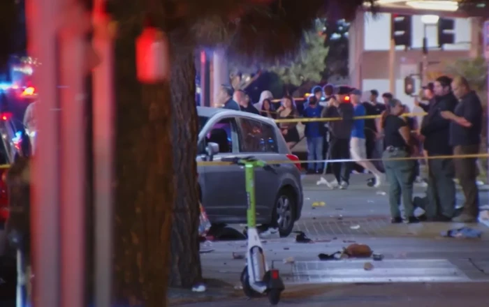 Car plows into crowd in East Hollywood, injuring over 20