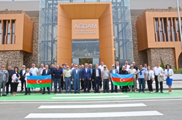 Azerbaijani political party leaders visit Aghdam