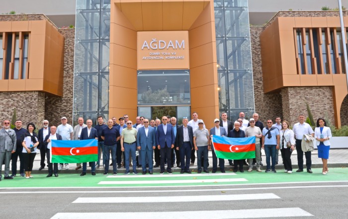 Azerbaijani political party leaders visit Aghdam