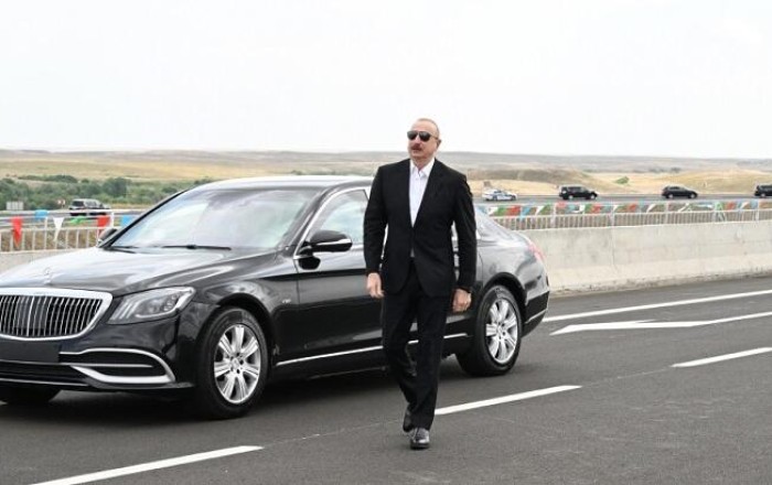 Ilham Aliyev opens Ahmadbayli–Fuzuli–Shusha highway