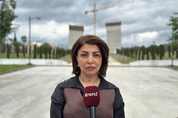 Construction of Victory Park in Azerbaijan's Khankendi continues at rapid pace