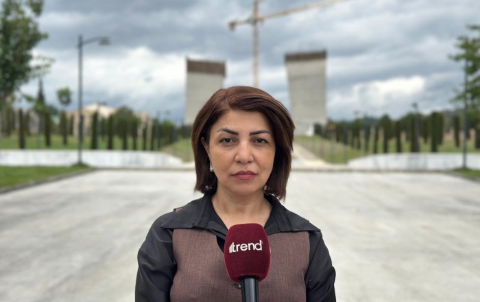 Construction of Victory Park in Azerbaijan's Khankendi continues at rapid pace