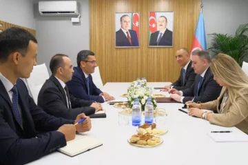 Azerbaijan's defence officials meet international counterparts during IDEF 2025 PHOTO