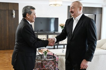 Prezident Xankəndidə qəbul keçirdi -