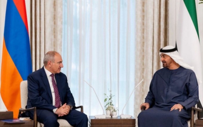 UAE president meets Armenian PM