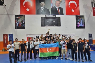 Nakhchivan wrestlers win 17 gold medals at Ani Cup in Türkiye