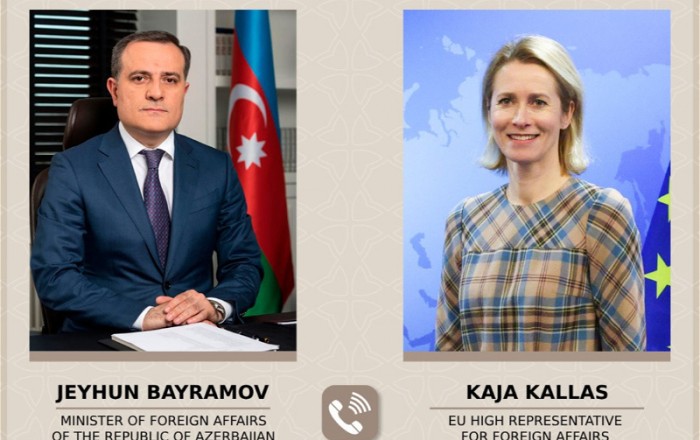 Состоялся телефонный разговор между Джейхуном Байрамовым и Каей Каллас