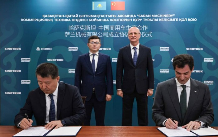 Chinese Sinotruk rolls out into Kazakhstani market with new high-tech truck plant