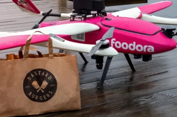 Drone start-up brings hot food delivery to Scandinavian islands
